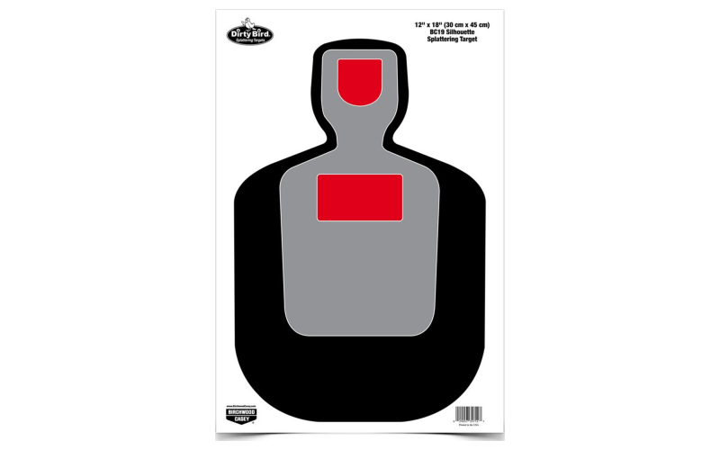 Birchwood Casey Dirty Bird Target, BC-19 Silhouette, 12x18, 8 Targets BC-35717