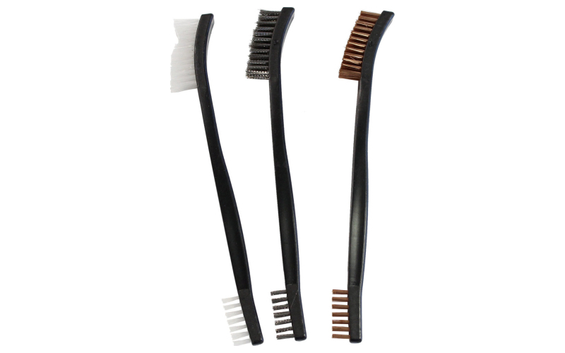 B/C UTILITY BRUSHES BRNZ/NYL/STL 3PK