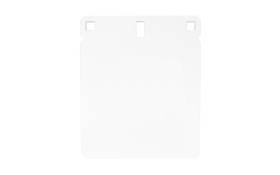 Birchwood Casey AR500 Gong, 8" Square Target, 3/8", White BC-SQR8-38