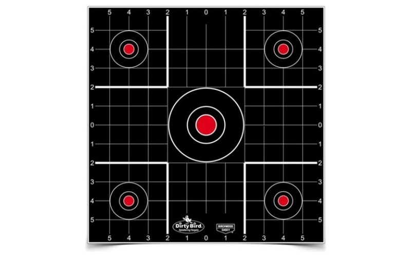 Birchwood Casey Dirty bird 12'' sight-in target 100 sheet pack