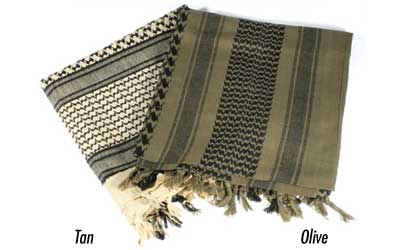 BLACKHAWK Tactical Shemagh, OD/Black 330005OD