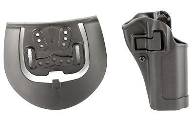 BLACKHAWK CQC SERPA Holster With Belt and Paddle Attachment, Fits CZ75/75B/75 Shadow SP01/85B, Right Hand, Black 410562BK-R