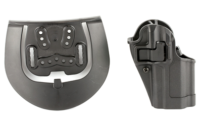 BLACKHAWK SERPA CQC Concealment Holster with Belt and Paddle Attachment, Fits HK VP9/40, Right Hand, Matte Black 410579BK-R