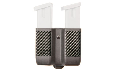 BLACKHAWK CQC Magazine Case, Single, Double Row, Carbon Fiber, Black 410610CBK