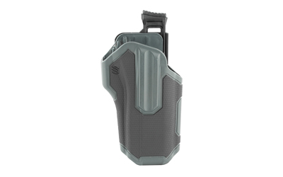 BLACKHAWK Omnivore Nonlight Multi-Fit Holster, Belt Holster, Right Hand, Black, Fits More Than 150 Styles of Semi-Automatic Handguns with Accessory Rail, Hard, Thumb Activated Retention Mechanism 419000BUR