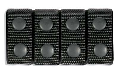 BLACKHAWK Belt Keeper, 2", Black, Duty Gear 44B350BK