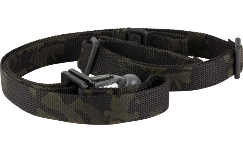 Blue Force Gear GMT Sling, 2-Point Combat Sling, 1.25" Cordura Construction, Multicam Black GMT-125-OA-MB