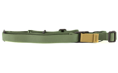 Blue Force Gear Vickers Standard AK Sling, Olive Drab Green Finish, Molded Acetal Adjuster K-SP-0046-OD