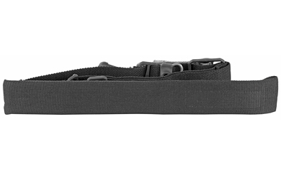 Blue Force Gear Vickers 221 Sling, Padded, 2-To-1 Point Sling, Black, RED Swivel, Molded Acetal Adjuster VCAS-2TO1-RED-200-AA-BK