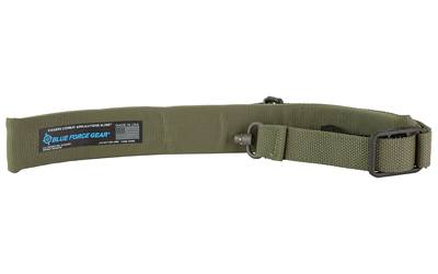 Blue Force Gear Vickers, Padded 2-Point Combat Sling, Push Button Swivels, 54" with Adjuster Tightened, Ranger Green, 1.00" Webbing VCAS-PB-200-AA-RG