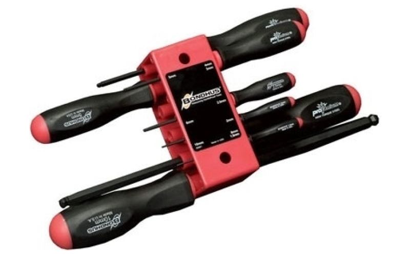 Bondhus Bondhus 6-piece metric hex screwdriver set - 1.5mm-5mm