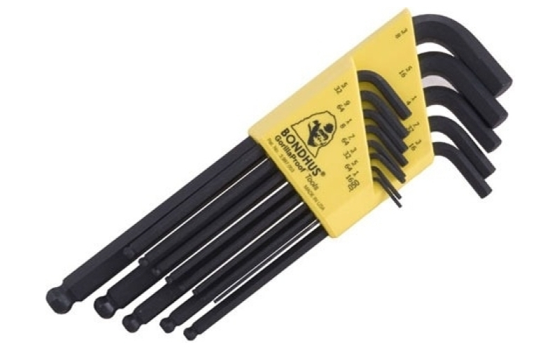 Bondhus Bondhus standard 13 piece wrench set - .050  -3/8