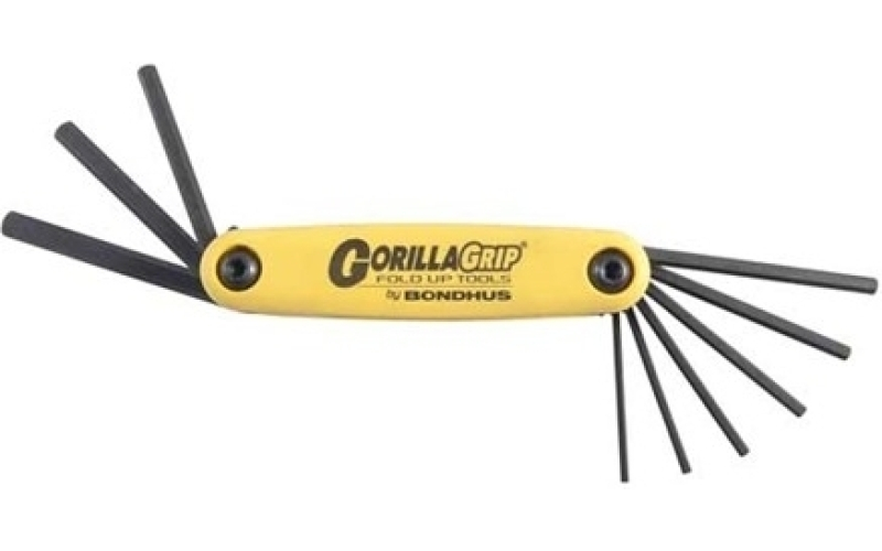 Bondhus Sae hex wrench 9-piece set (5/64''-1/4'')