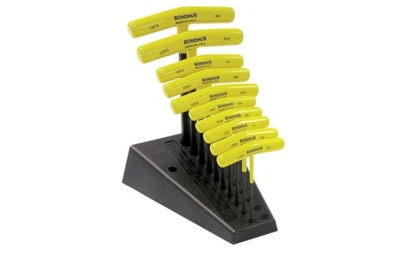 Bondhus Sae hex t-handle 10-piece set