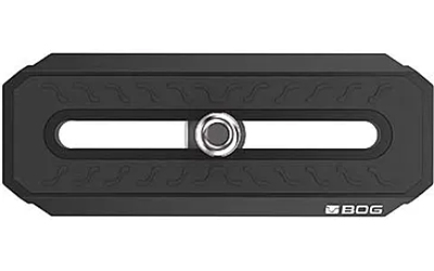 BOG ARCA Swiss Optics Plate, Black, Aluminum Construction 1204206