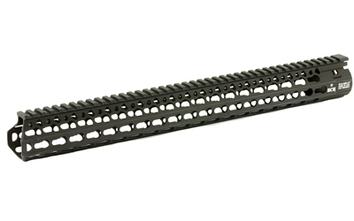 Bravo Company 17" ALPHA Keymod Rail, Fits AR Rifles, Aluminum Alloy, Includes BCM KeyMod Sling Mount and a BCM KeyMod Nylon Rail, Black BCM-KMR-A17-556-BLK