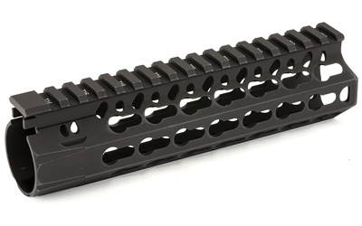 Bravo Company 7" ALPHA Keymod Rail, Fits AR Rifles, Aluminum Alloy, Includes BCM KeyMod Sling Mount and a BCM KeyMod Nylon Rail, Black BCM-KMR-A7-556-BLK