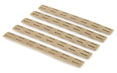 Bravo Company 5.5" KeyMod Rail Panel Kit, 5 Pack, Flat Dark Earth BCM-KMR-RP-FDE-5