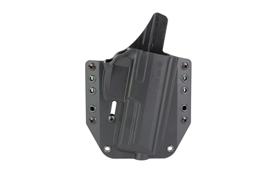 Bravo Concealment BCA, OWB Concealment Holster, 1.5" Belt Loops, Fits HK VP9/VP9 Tactical, Right Hand, Black, Polymer, Does not fit VP40 BC10-1006