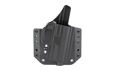 Bravo Concealment BCA, OWB Concealment Holster, 1.5" Belt Loops, Fits HK VP9SK, Right Hand, Black, Polymer BC10-1007