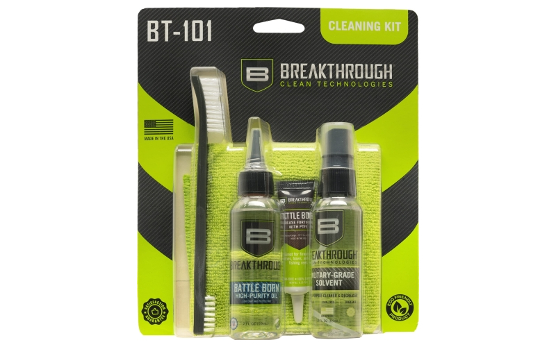 Breakthrough Clean Technologies Essentials Kit, Military-Grade Solvent & High Purity Oil, 2oz each BT-101