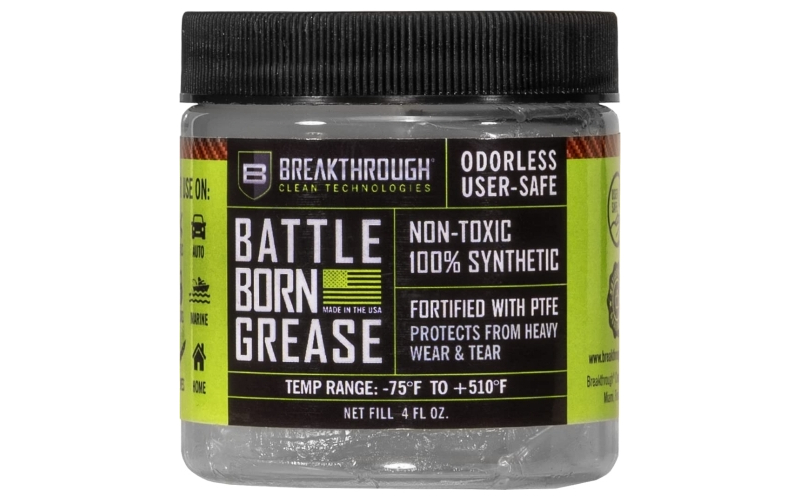 Breakthrough Clean Technologies Battle Born, Grease, 4oz BTG-4OZ
