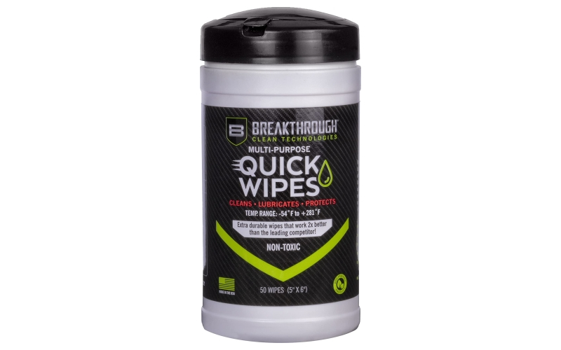 Breakthrough Clean Technologies Quick Wipes, Solvent, 50ct BT-CLP-QW-50