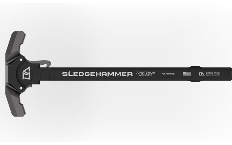 Breek Arms Ar-15 sledgehammer ambi charging handle gray