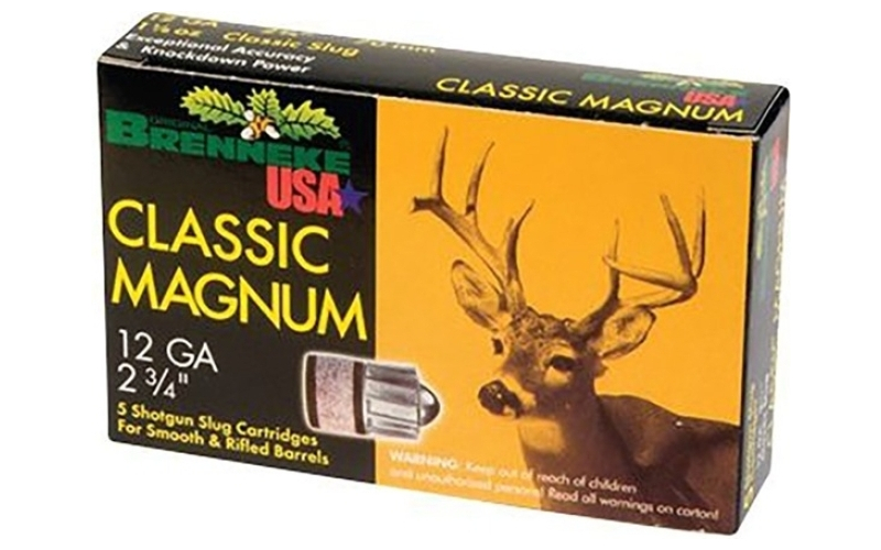 Brenneke Usa 12 gauge 2-3/4'' 1-1/8oz slug 5/box