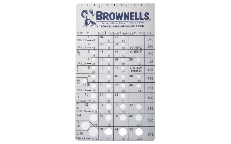 Brownells U.s. screw chek'r