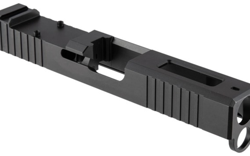 Brownells Rmr slide for gen 4 glock~ 19 ss nitride w/window