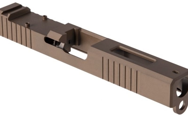 Brownells Rmr slide +window for gen3 glock~ 17 fde pvd