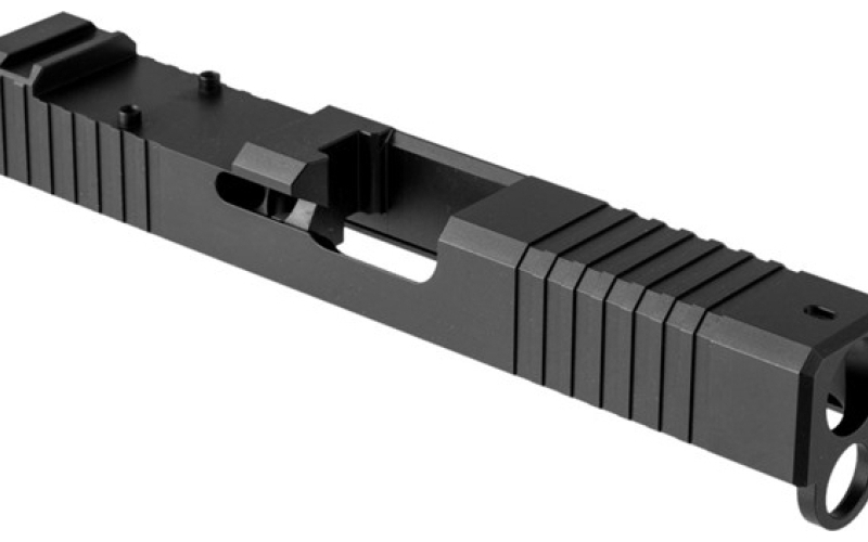 Brownells Rmr slide for gen 4 glock~ 19 stainless black nitride