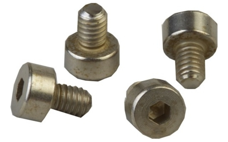 Brownells Grip screws for ruger mk i/ii nickel 4 pack