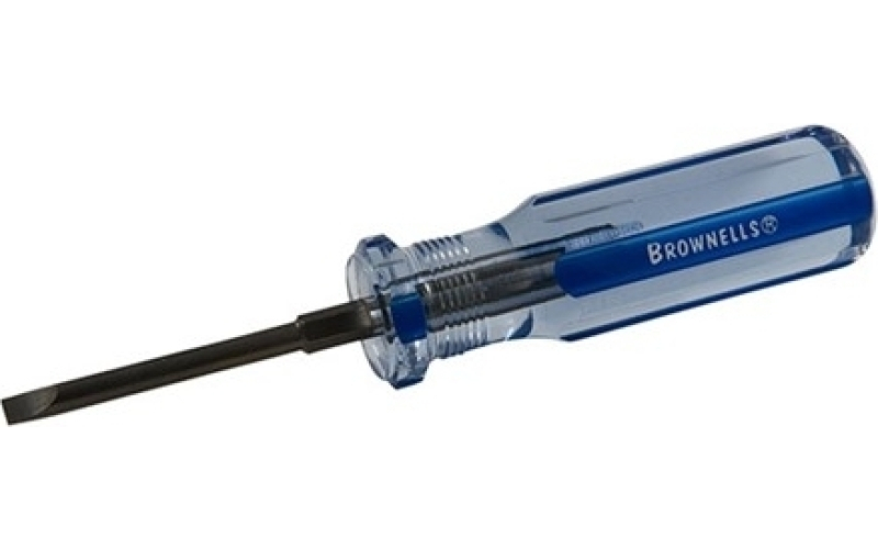 Brownells #7 fixed-blade screwdriver .210 shank .030 blade thickness