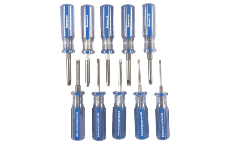 Brownells Fixed-blade screwdriver complete set