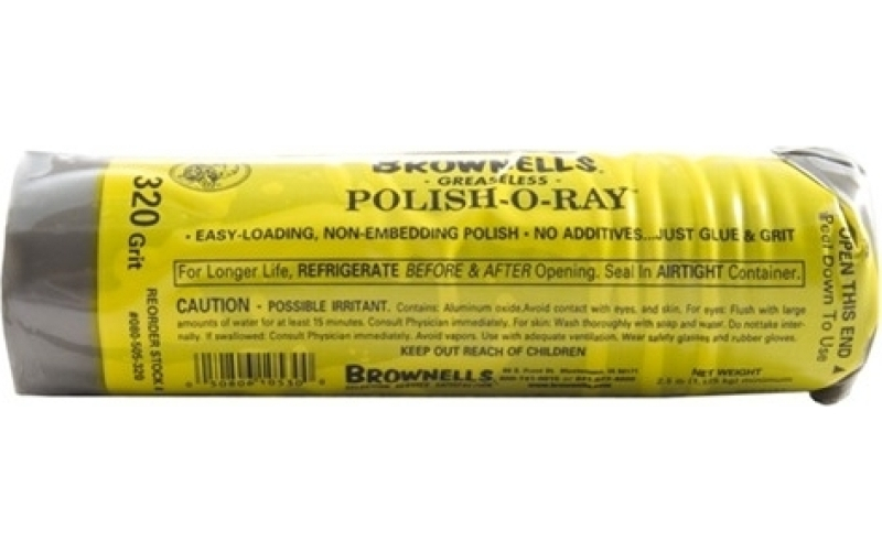 Brownells 320 grit polish-o-ray