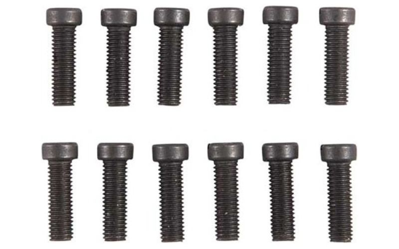 Brownells 6-48x7/16'' fillister head sight base screw refill 12 pack