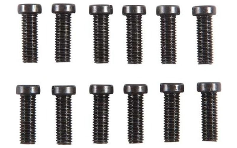 Brownells 8-40x1/2'' fillister head sight base screw refill 12 pack