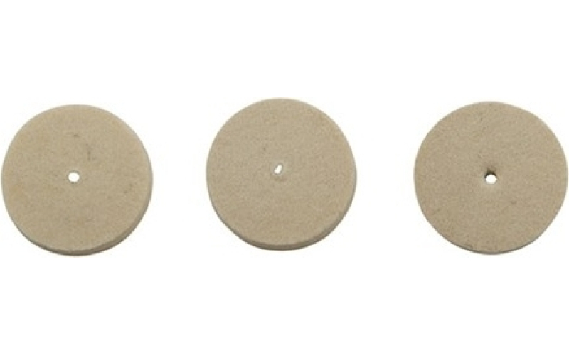 Brownells Unmounted felt bob square 1''x1/4'' 3 pack