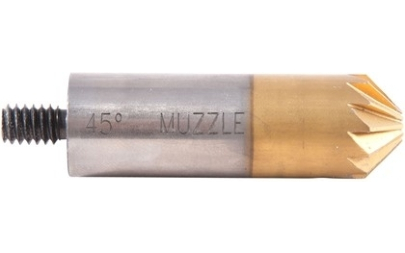 Brownells 45  tin coated cylinder chamfering 5/8'' diameter cutter