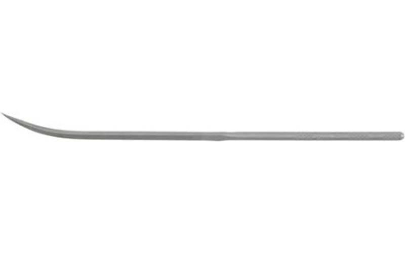 Brownells Three square 60\ bent needle file fine cut