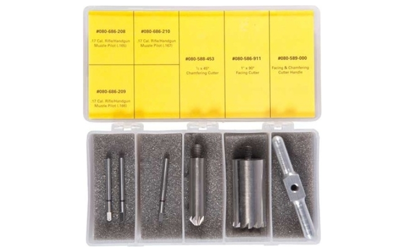 Brownells 17 caliber master chamfering & facing combo set