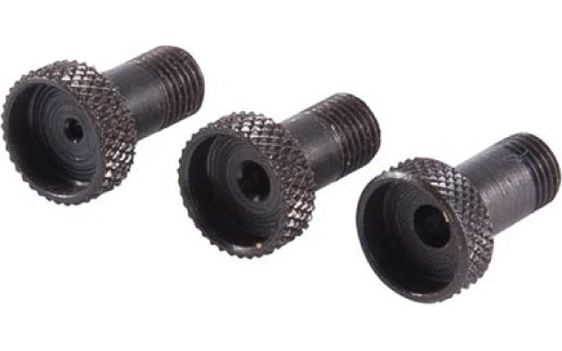 Brownells Rifle 3/8'' longer shank aperture peep black 3 pack
