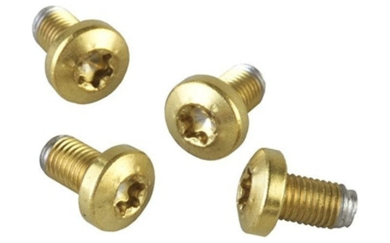 Brownells 1911 tin coated torx grip screws 4 pack