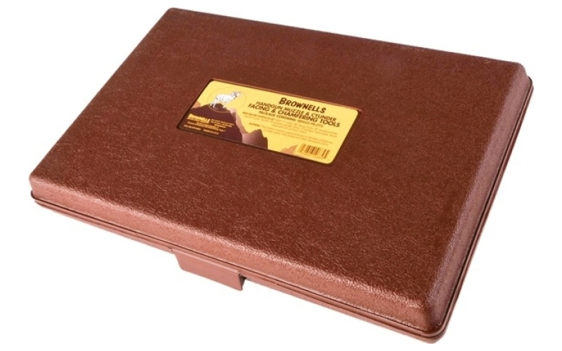 Brownells Handgun master facing/chamfering set w/brass pilots