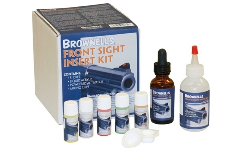 Brownells Front sight insert kit