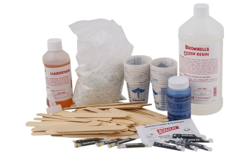 Brownells Acraglas non-flammable shop kit