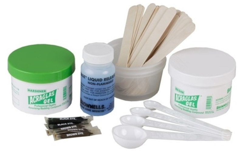 Brownells 16 oz. acraglas gel non-flammable shop kit