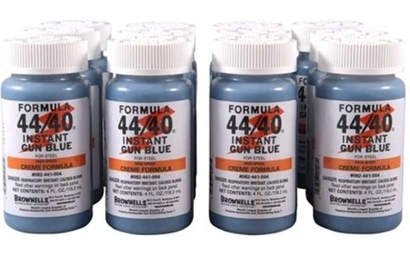 Brownells 44/40 creme instant gun blue 4oz 12 pack